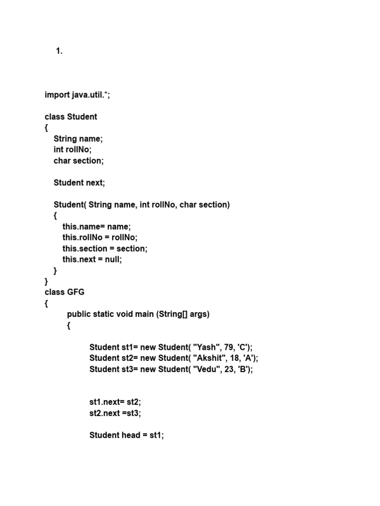 Linked List | PDF | Computer Programming | Algorithms And Data Structures