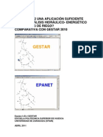EPANET2 vs GESTAR2010 Energy Analysis