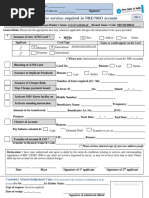 DBS Interbank GIRO Application Form | PDF | Debit Card | Payments