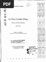 Air Force Combat Wings Histories | PDF | Wing (Military