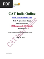 Download GD-PI IIM Bangalore and Calcuttadoc by Manish Singh SN10446312 doc pdf