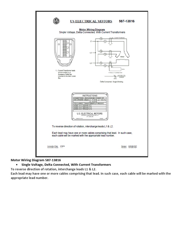 Motor Wiring Diagrams Circuit Diagram