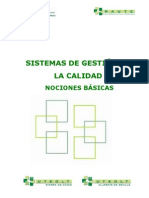 Sistemas de Gestion de La Calidad Nociones Basicas