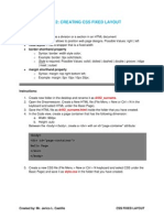 DRILL2 - Instructions CSS Fixed Layout