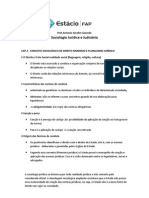 Cap. 3 - Conceito Sociológico de Direito-Monismo e Pluralismo Jurídico