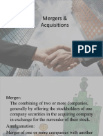 Mergers and Acquistions-IB