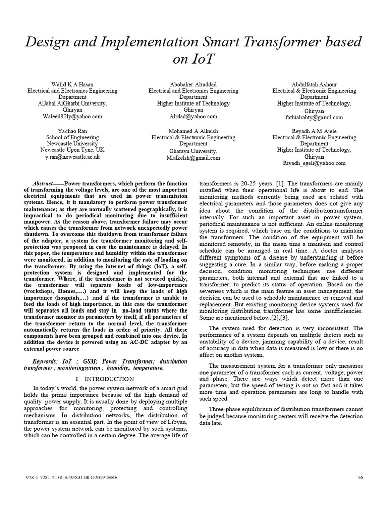 Smart Transformer | PDF