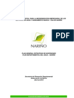 Plan de inversión para agua y saneamiento en Nariño