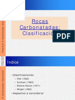 Clasificacion de Rocas Carbonatadas - GMG