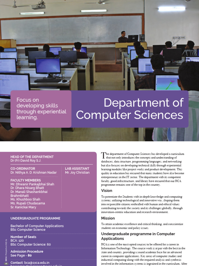 Bca Sxca | PDF | Computer Programming | Databases