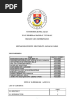 Kretam Holdings SDN BHD Report