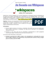 Propuesta Herramienta de Wikispaces