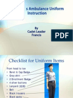 Uniform Item Instructions