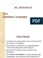 Data Models, Schemas & Instances