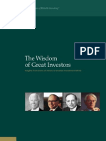 Wisdom of Great Investors