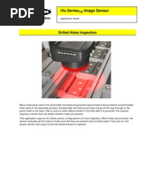 iVu Drilled Hole Inspection