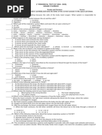 Grade 5 Science Term 1 Assessment | PDF | Circulatory System | Blood