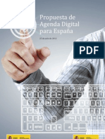 Prop Uest a de Agenda Digital Para Espana