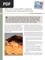 Download Most Americans Want Labeling of Genetically Engineered Foods by Food and Water Watch SN104527280 doc pdf