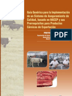 Guía Genérica HACCP Productos Cárnicos