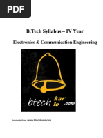 B.tech MDU Syllabus (ECE) 4yr