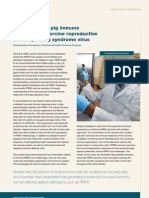 Understanding Pig Immune Responses To Porcine Reproductive and Respiratory Syndrome Virus