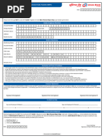 Bank of India NEFT/RTGS Application Form | PDF | Service Industries | Money