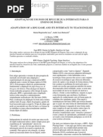 ADAPTAÇÃO DE UM JOGO DE RPG E DE SUA INTERFACE PARA O ENSINO DE INGLÊS