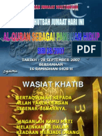 Al-Quran Panduan Hidup