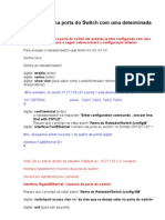 Configurar Uma Porta Com Uma Determinada VLAN