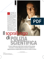 Rivista Detective Il Sopralluogo