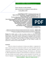 Cinema e Literatura No Ensino de Biologia - Investigação e Análise de Preferências de Estudantes de Ensino Médio em Escolas Públicas Do DF