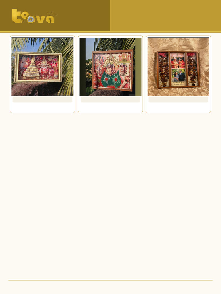 Trioova Photo Frame Catalog | PDF