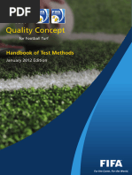 FIFA Quality Programme Test Manual | PDF | Calibration | Pressure
