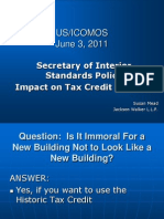 Secretary of Interior Standards Policy Impact On Tax Credit Projects by Susan Mead