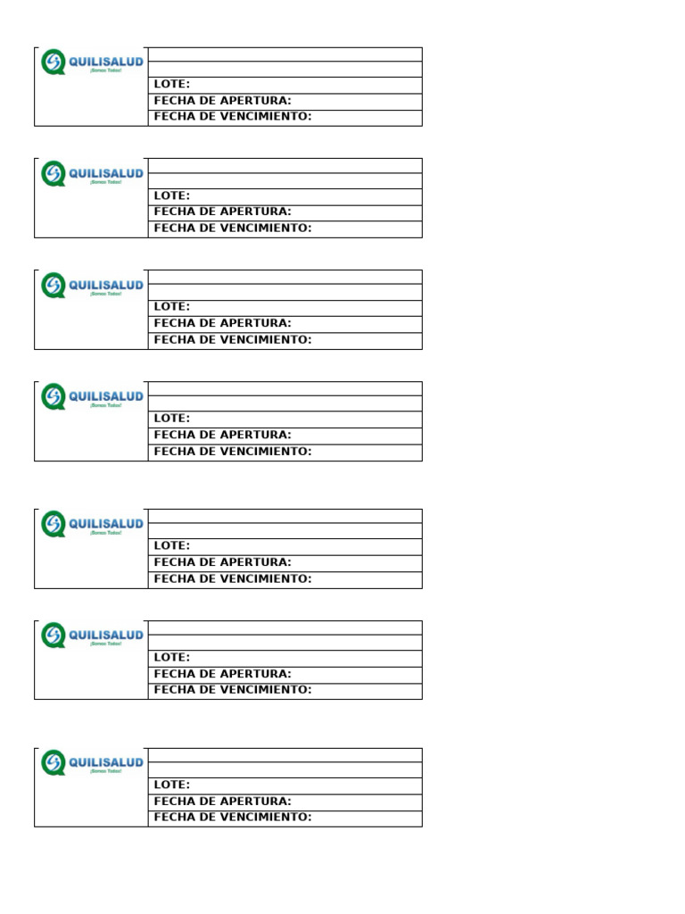 ROTULO formato | PDF