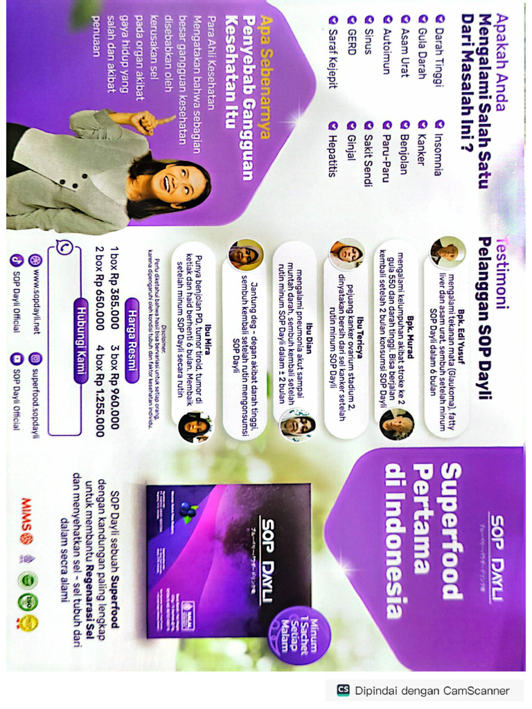 Brosur Sop Daily | PDF