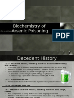 Biochemistry of Arsenic Poisoning