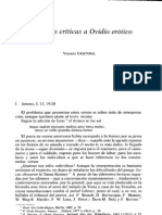 Dos Notas Críticas A Ovidio Erótico