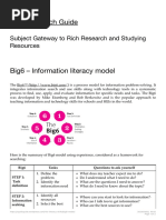 Overview of the Big6 Model | PDF | Information Literacy | Learning