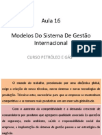 MODELOS DE SISTEMAS DE GESTÃO DE ORGANISMOS E EMPRESAS INTERNACIONAIS