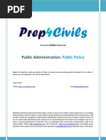 Download IGNOUs Public Administration material Part-6 Public Policy Www Prep4civils Com by Prep4Civils SN104579375 doc pdf