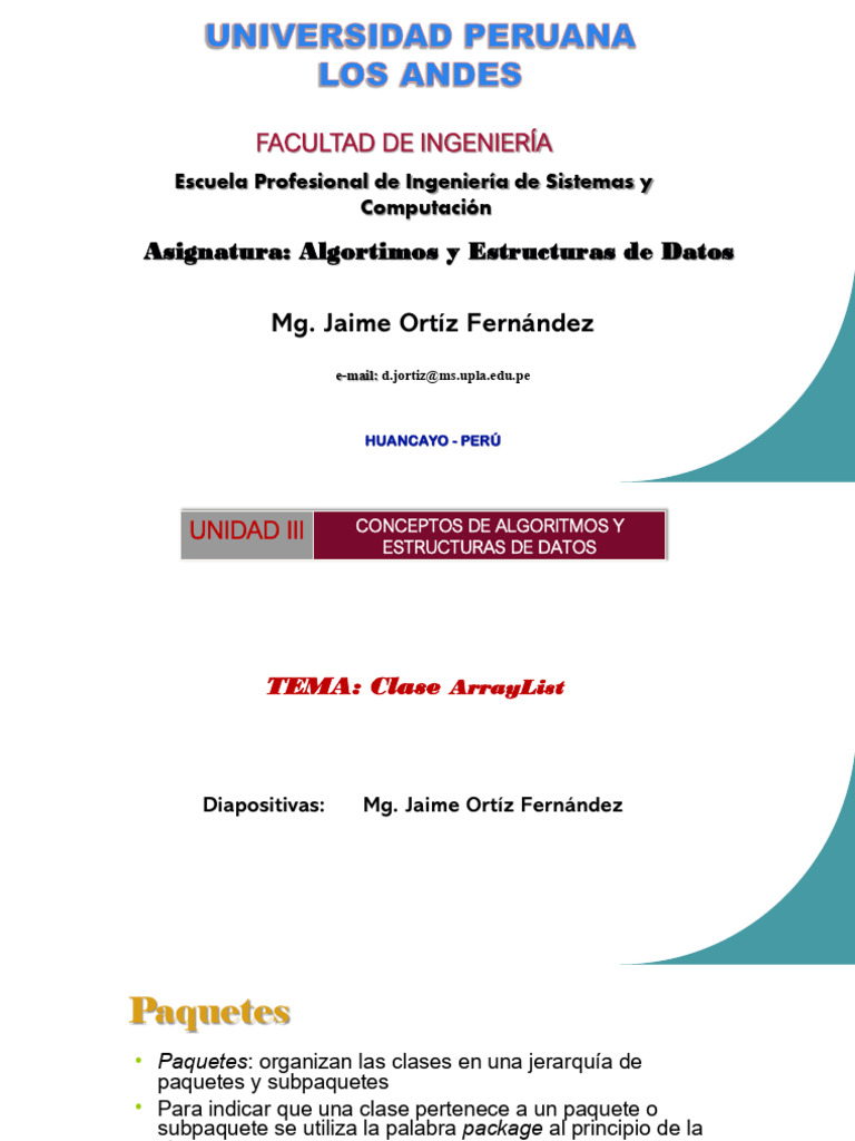 Algoritmos 03 ArrayList | PDF | Programación de computadoras ...