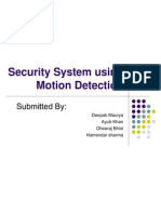 Security System Using Motion Detection