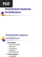 Distributed Systems Architecture