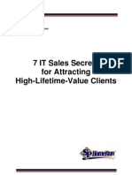 7 IT Sales Secrets