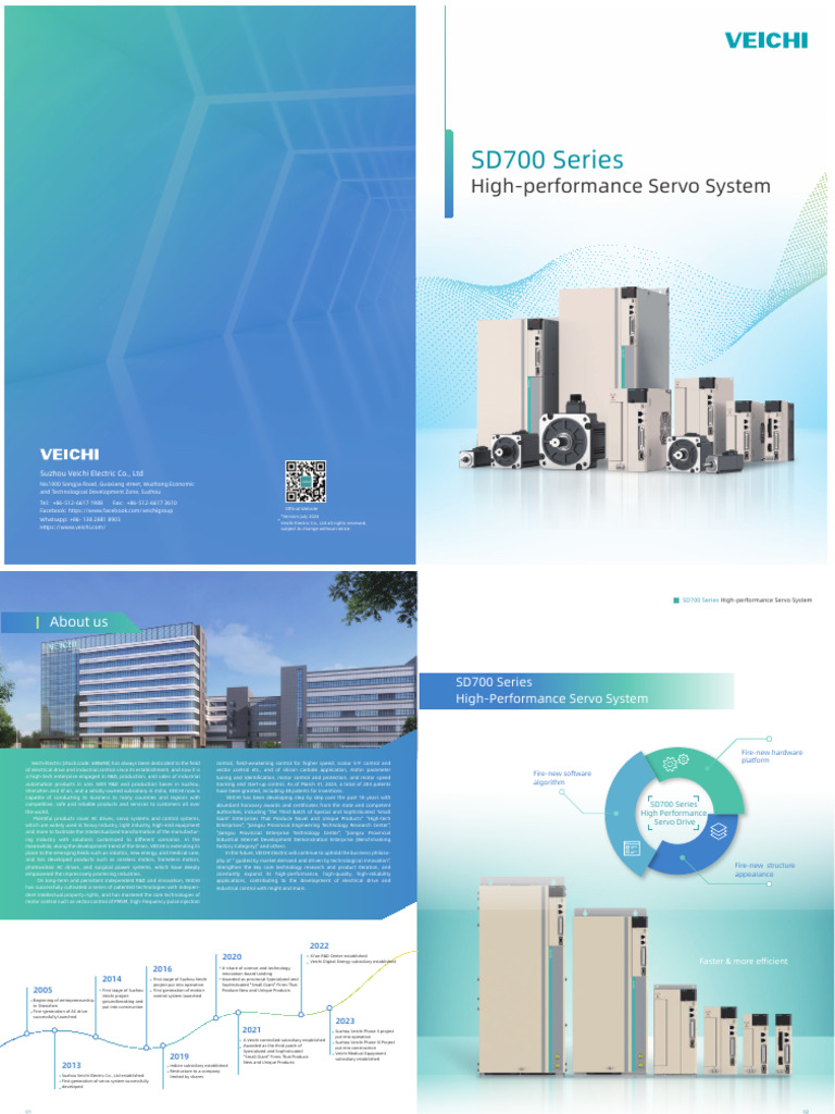Veichi SD700 V7e Servo System Catalog | PDF | Humidity | Servomechanism