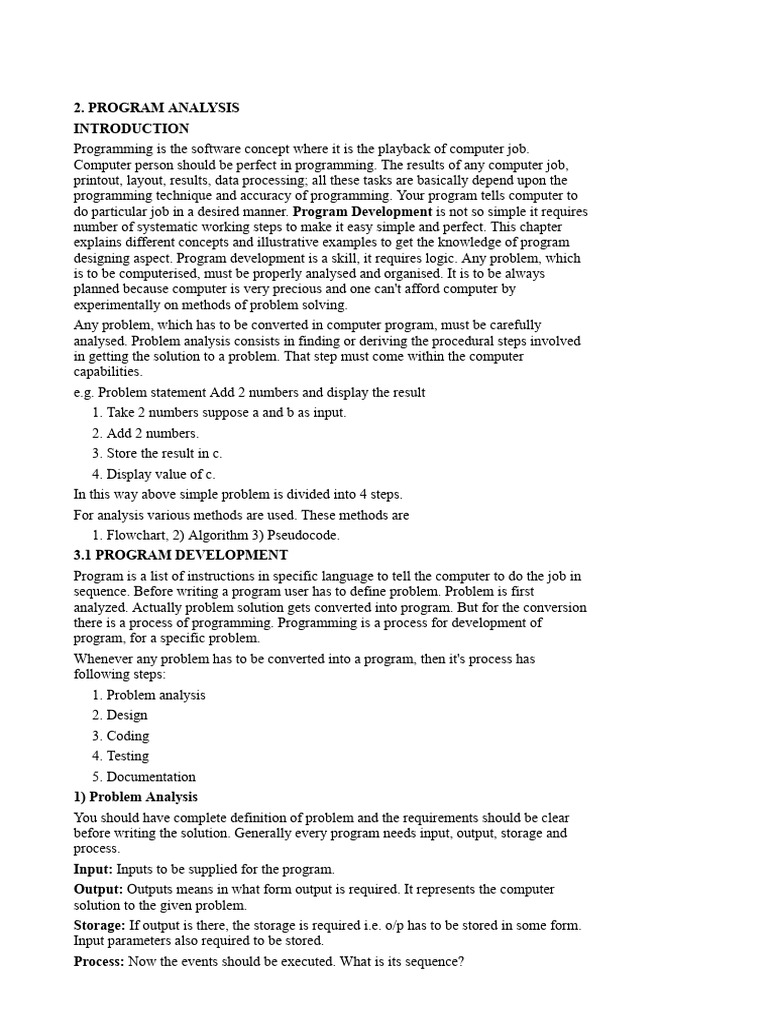 Chap 2 - Program Analysis | PDF | Computer Program | Programming