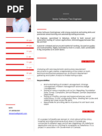 Software Test Engineer Resume | PDF | Software Testing | Computing