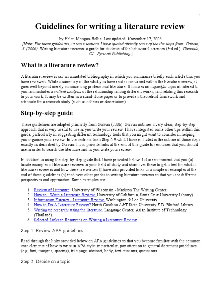 Literature review sample pdf image